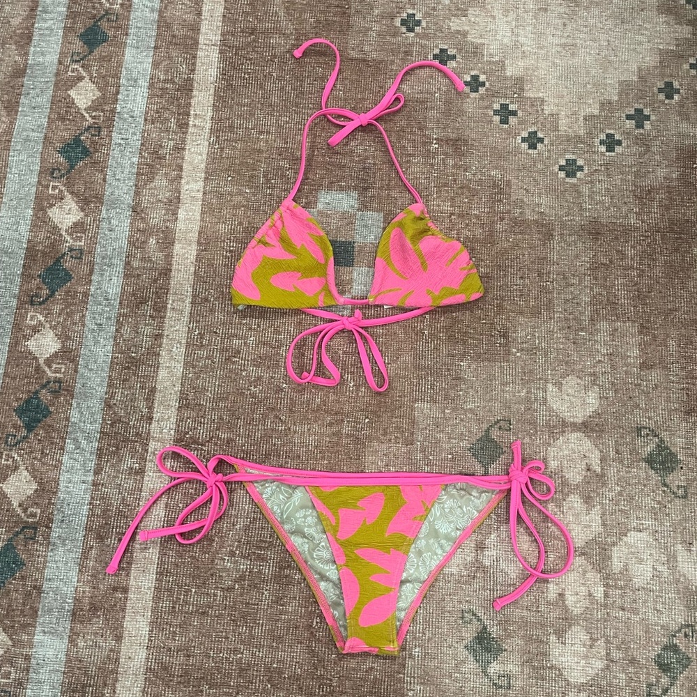 Free People Pink Bikini
